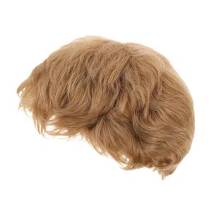 Men's Short Wig Fashionable Heat Resistant Synthetic Fiber Toupee for Daily Wear and Cosplay Natural Looking Short Hair Replacement for Baldness Covering