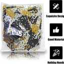 Heyimimy Gold and Black 2025 Confetti | Graduation Confetti 2025-30g | Graduation Decorations Class of 2025 | Congrats Grad Table Scatters | Grad Party Supplies 2025