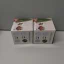 2 x Sublimation Ceramic Ornaments, Round Porcelain Discs, Bulk Blanks for DIY Heat Press, Personalized Xmas Tree Ornament, White (12, Round)