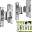 2pack Gate Hinges Heavy Duty, Wall Mount Gate Hinge Outdoor Chain Link Fence Hardware for Max 600 Lbs