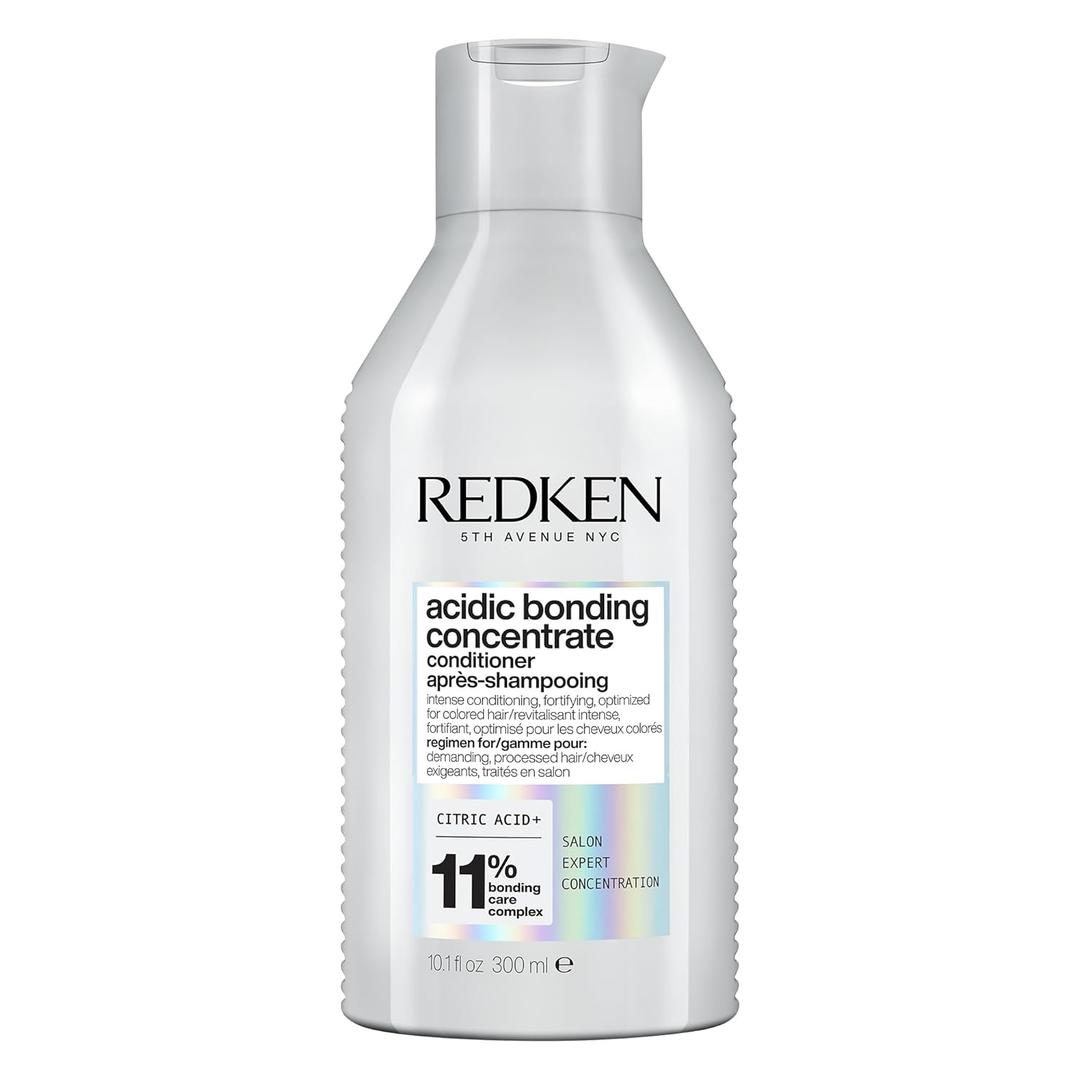 Redken Acidic Bonding Concentrate Conditioner For Damaged Hair Repair - Strengthens and Repairs Weak and Brittle Hair, Sulfate-Free, With Citric Acid (10.1 Fl Oz (Pack of 1))