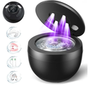 Dental Ultrasonic Retainer Cleaner Machine - 45kHz Dental Cleaning Pod with 4 Modes, Digital Timer & 200ML Capacity for Denture, Mouth Guard, Aligner, Night Guard, Braces, Toothbrush Head & Jewelry