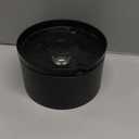 Cat Water Fountain: Dog Bowl Fountains - Automatic Pet Dispenser - Dogs Drinking Waterer Bowls Indoor - Auto Watering Dish Supplies - Easy Cleaning Animal Machine - Quiet 67oz/2L Kitty Drink Fountain (Black-2L-1 Filters +1 Sponges)