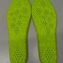 SolaraPickleball Insoles for Men Women, 4D Memory Foam Arch Support Inserts, Shock Absorbing, AntiSlip Massage Support, Breathable Comfort for Walking & Sports(Green, Men 9.510.5/Women 10.511.5)