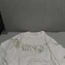 Nlife Womens Sparkly Fringe Sweatshirt Long Sleeve Pullover Western Cowgirl Tassel Top Glitter Concert Festival Party Outfit, Size Smal