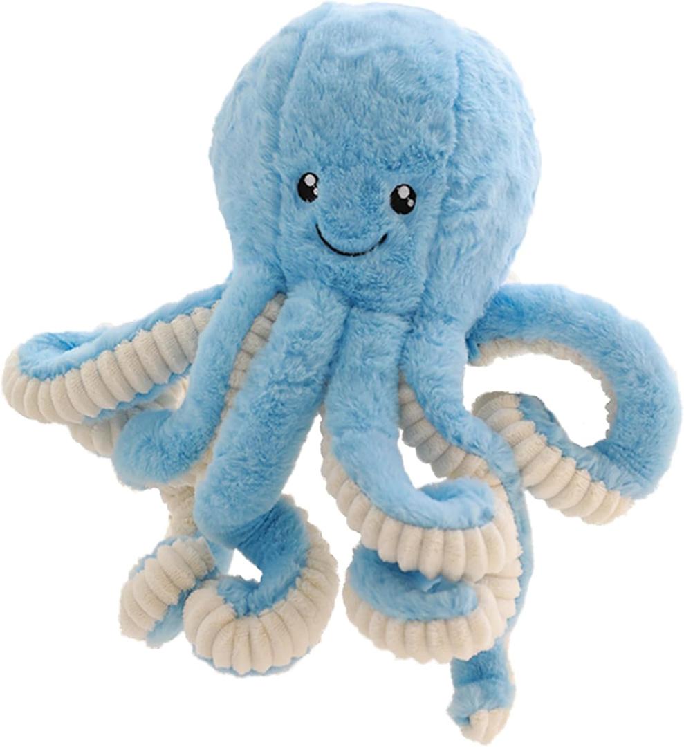 Cute Cartoon Octopus Plush Doll Toys Gift Sea Stuffed Toys for Kids and Lovers Home Decor (Blue, 31.4-Inch)