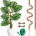 2 Pack 63 Inch Moss Pole for Plants, Tall Moss Poles for Climbing Plant-Monstera, Handmade Coco Coir Pole, Monstera Plant Support for Plant Grow