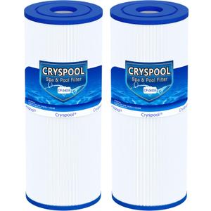Cryspool 04036 Filter Compatible with CX225RE, C225, Commander II 57010500, PA225-4/M4, C-4325, FC-1220, 25 Sq. Ft Spa Filter Cartridge, 2 Pack