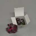 Chunful 24 Pcs Burgundy Cherry Cake Decorations and Bow Fake Cherries Cake Toppers Artificial Fruit Decor for Birthday Party Decorations Valentines Bridal Wedding Party Supplies (Dark Red)