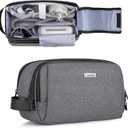 CURMIO CPAP Travel Bag Compatible with ResMed AirMini Machine, Portable CPAP Supplies Carrying Case Storage Bag (Gray)