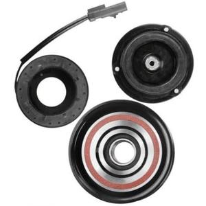 AC Compressor Clutch, Auto Air Compressor Clutch Oil Assembly Kit Pulley Bearing Coil Plate for 2003-2008 D0dge Ram 1500/2500 8 CYL 5.7L