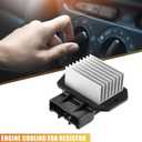 X AUTOHAUX 68018105AA HVAC Blower Motor Resistor for Ram 1500 2013-2014 for 2500 3500 2013-2018 for Jeep Wrangler Compass Patriot 2011-2017