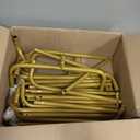 Hemmotop Metal Arch Backdrop Stand Set of 3, 6FT, 5FT, 4FT Party Arch Stands for Wedding, Birthday, Baby Shower, Bridal Shower - Balloon Arched Frame for Garden Decor, Gold Floral Arches, 3 Pieces (6x2.6 ft (HxW), 5x2.1 ft (HxW), 4x1.65 ft (HxW))