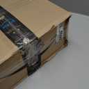 OLANLY Outdoor Rug 6x9 ft Waterproof, Reversible Outdoor Plastic Straw Rug, RV Mat, Indoor Outdoor Carpet Clearance for Patio, Camping, Balcony, Deck, Backyard, Black & Beige