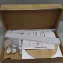 Plant Stand Indoor Corner Tall 2 Tier Metal Modern Flower Storage Plant Shelf Holder for Living Room Balcony Garden,White (2 Tier-White Round)