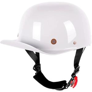 Yesmotor Motorcycle Baseball Helmet - Retro Baseball Style Cap for Unisex-Adult, DOT Approved