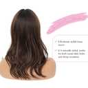 PANEWAY Hair Topper 18 Inch Body Wavy Hair Toppers for Women, Natural Scalp Look, Lightweight Volume Booster - Natural Black Root to Chocolate Brown Ombre, 18inch