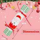 Lulu Home 12 Pack No-Snap Christmas Crackers Set, Party Favors with Hats, Jokes & Small Gifts for Xmas Holiday Dinner Table Decorations and Supplies, Each 6.5" H x 1.4" Dia
