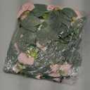 TELDRASSIL 4Pcs(26 FT) Artificial Rose Vine Fake Flower Garland Fake Silk Rose Hanging Vine for Wedding Party Background Arch Garden Background Decoration (Pink)