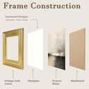 11x14 Picture Frame Gold,Simple Photo Frame 2.5inch Wide Lines