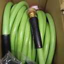 SPECILITE Flexible Garden Water Hose 50 Ft, Heavy Duty, Lightweight and Leak-Proof Pipe× 1/2 In, 3/4" Brass Swivel Fittings,Burst 600 PSI, Non-Expandable, Kink-Proof, For Car, Yard, Outdoor, Lawn
