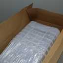 WYT 6 Pack 17qt Clear Plastic Storage Bin with Lid and Latching Buckles, Stackable Tote Organizing Box with Handle