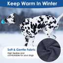 SUNFURA Dog Calming Hoodie, No Shake Ear Wraps for Dogs Anxiety Relief, Pet Ear Cover Muffs Noise Protection for Firework, Grooming, Force Drying, Pet Neck Warmer for Noise Cancelling, Grey M