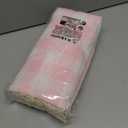 Softalker Pink Gingham Tablecloth Rectangle, Outdoor Linen Cotton Checkered Table Cloth with Tassel, Heavy Duty Wrinkle Free Buffalo Plaid Table Cover for Easter Dining Spring Party - 55 x 84 Inch