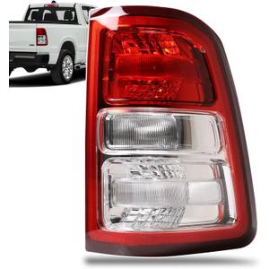 Lathsy Tail Light Chrome Bezel Compatible With 20192023 Dodge Ram 1500 Right Passenger Side Taillight Replace 55112988AE