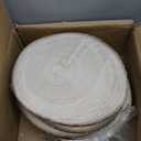 Adrattnay 8pcs Wood Slices for Centerpieces 12-13Inches, Round Paulownia Wood Circles for Table Decor, Rustic Wedding, Baby Shower, Party, Home Decoration and DIY Crafts (beige)