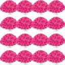 Tigeen 150 Pcs Hydrangea Artificial Flowers Bulk 7.48 Inch Artificial Hydrangeas with Removable Stems Faux Flowers Wedding Decor for Home Garden Party Decoration DIY Project (Hot Pink)