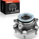 A-Premium Front Wheel Bearing and Hub Assembly with 5-Lug Compatible with Nissan Sentra 2013-2019, Leaf 2013-2017, NV200 2013-2019, Chevrolet City Express 2015-2018