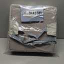 Booster Seat for Kitchen Chair (PU Material),Toddler Booster Seats for Dining Table Portable for Travel Camping Eating Double Safe Straps Non-Slip Bottom (Grey)