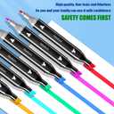 Alcohol Markers, 262 Colors Art Drawing Markers Set for Kids Adults Dual Tip Permanent Sketch Markers, with Organizing Case