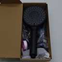 SR SUN RISE Filtered Shower Head with Handheld, High Pressure 9 Spray Mode Matte Black Showerhead with Filters, detachable shower head,Water Softener Filters Beads for Hard Water - Remove Chlorine