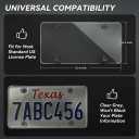 License Plate Cover & Frames: 2PCS Clear License Plate Protector, Unbreakable Covers for Protecting Front/Rear License Plate with Screws, Cover for Most US License Plates