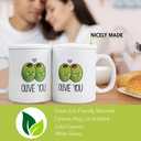 2 Pieces Reusable Mug Lids for Ceramic Mugs, 11 Ounce White Ceramic Cup Lid, Drink Cover for Outdoors, Cup Cover to Keep Warm, Fits Mug with Outside Diameter 3.25 Inch, Best for Hot and Cold Beverage
