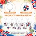 50 Pcs Dominican Republic Acrylic Keychain Souvenirs Bulk Dominican Flag Souvenir Keepsake Gift Travel Giveaways National Day Party Favors