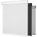 Cordless Blackout Roller Shades for Windows & Doors, Free-Stop Shades with Valance, UV Protection, Thermal Insulated Window Blinds for Home, Bedroom, Office, White, 48" W x 72" H