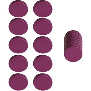 Saricho Coral Frag Magnetic Base and Plugs - Waterproof, Purple, Round 10-Piece Set