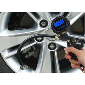 Heavy Duty Compressor Accessory Kit - Digital Tire Pressure Gauge with Inflator, Blow Gun and Hose Fittings, 1/4" NPT Air Tool Kit
