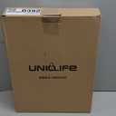 Uniclife Wall Mount Mailbox for Outside, Large Locking Mailbox with Combination Lock, Security Mail Box for House, Safe Key Drop Box, Post Box, Steel Cash Drop Box for Home Office School, Black (Blcak)