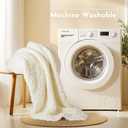 YJLMLY Chunky Knit Throw Blanket,60x80 Inch Heavy 6.8lbs, Hand Knit Chenille Couch Blanket, Soft Cable Knit Gift for Women Mom Wife, Modern Home Decor