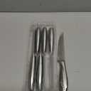 WELLSTAR Serrated Steak Knife Set of 6, Razor Sharp German Steel Blade 4.75 inch and Comfortable Stainless Steel Hollow Handle Durable Diner Table Knives Pack for Home Restaurant (Silver)