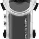 PULUZ 50m/164ft Waterproof Case Underwater Diving Housing Shell for Insta360 X4, 1 Pack