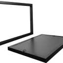 Crawl Space Access Door, Exterior 29.5" x 21.7", Opening 27.0" x 19.1", Powder-Coated Aluminum, Sturdy Panel, Rust Resistant, Heat-Resistant, Pull Ring, Easy Access