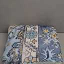 Noahas Vintage Area Rug for Living Room, 7x10 Feet, Machine Washable Rug Non Slip Low Pile Large Rug for Living Room, Bedroom, Farmhouse, Dining Room, Blue