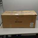 tewei 30In Large Size Square Outdoor Wall Lantern, Modern Black Outside Light for House Waterproof Porch Lights Outdoor Wall Sconce with Clear Glass Shade for Garage Porch Door, E12 Base (1 Pack)