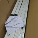 Full Metal Bed Frame with Ceramic Tile Decor Headboard