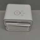 BLACK+DECKER Desktop Air Cooler, Personal Portable Fan with 3-Speeds, Evaporative Air Cooler with 0.5L Water Tank, Air Cooler Fan for Desk, Home, Office, Bedroom, and more, BDMC10, White/Gray